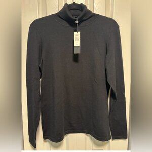 NWT Talbots Woman Soft Black Turtleneck Sweater
